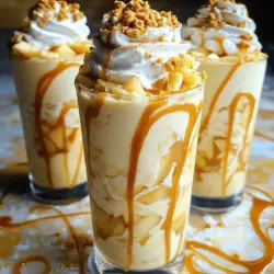 Indulging in a Caramel Apple Pie Milkshake is like taking a delightful stroll through autumn with each sip. This enchanting concoction captures the essence of a classic apple pie, combining the creamy texture of ice cream with the warm, spiced flavors of baked apples and caramel. It’s a drink that not only satisfies your sweet tooth but also evokes nostalgia for cozy family gatherings and festive celebrations. As the leaves turn and the air grows crisp, this milkshake becomes a seasonal favorite that brings comfort with every creamy mouthful.