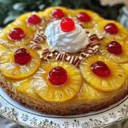 Pineapple upside down cake has long been a beloved dessert, evoking fond memories of family gatherings, potlucks, and summer picnics. This delightful cake offers a perfect balance of sweetness and tang, with its vibrant layer of caramelized pineapple and cherries resting atop a moist and fluffy cake. Its nostalgic value is undeniable, making it a staple in American households since the mid-20th century.