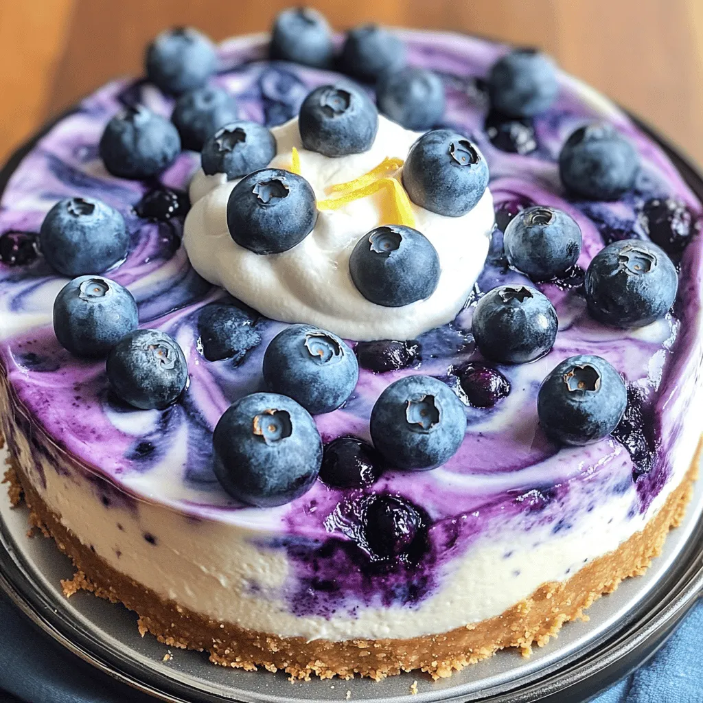 Blueberry cheesecake is a beloved classic dessert that combines the rich, creamy texture of cheesecake with the sweet, tart flavor of fresh blueberries. This combination not only makes for a visually stunning dish but also elevates the taste experience, as the blueberries provide a burst of flavor that perfectly complements the smoothness of the cheesecake. Whether served at a family gathering, special occasion, or simply enjoyed as a personal treat, blueberry cheesecake is sure to delight dessert lovers of all ages.