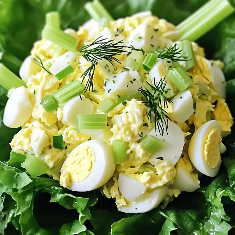 The classic egg salad is a beloved dish that combines simplicity with delightful flavors, making it a popular choice for lunches, picnics, and gatherings. Whether served on a sandwich, atop a crisp salad, or simply enjoyed with crackers, egg salad is a versatile dish that appeals to all ages. While the traditional egg salad typically consists of hard-boiled eggs mixed with mayonnaise, salt, and pepper, our Deluxe Classic Egg Salad recipe elevates the standard version by incorporating a variety of textures and flavors that are sure to impress even the most discerning palate.