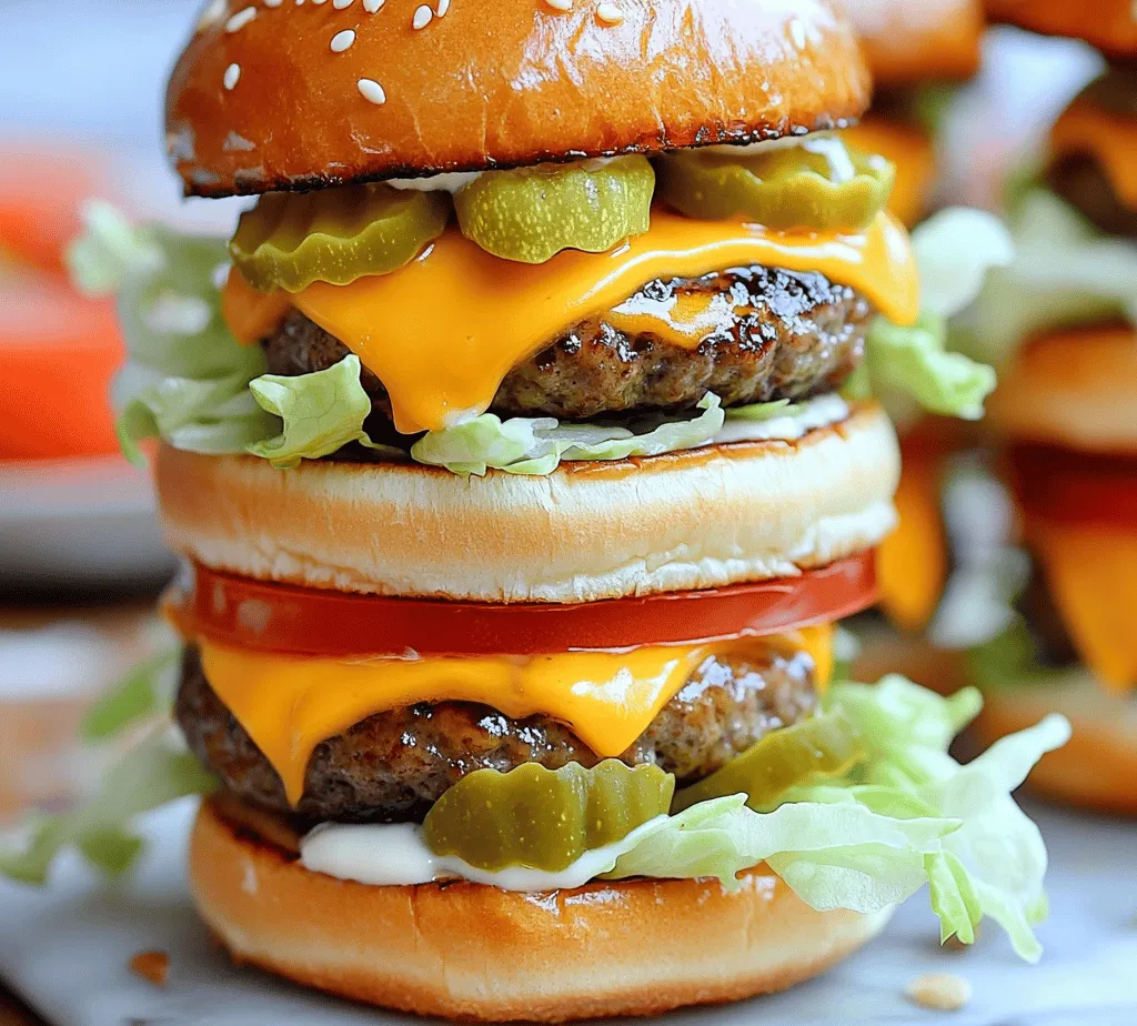 In recent years, miniaturized versions of classic dishes have taken the culinary world by storm, and one of the most exciting examples is the Mini Big Mac Cheeseburger. This delightful bite-size interpretation of the iconic Big Mac is perfect for casual gatherings, parties, or simply as a fun family meal. The appeal of these mini burgers lies not only in their nostalgic flavor but also in their ability to bring people together over a shared love of good food.