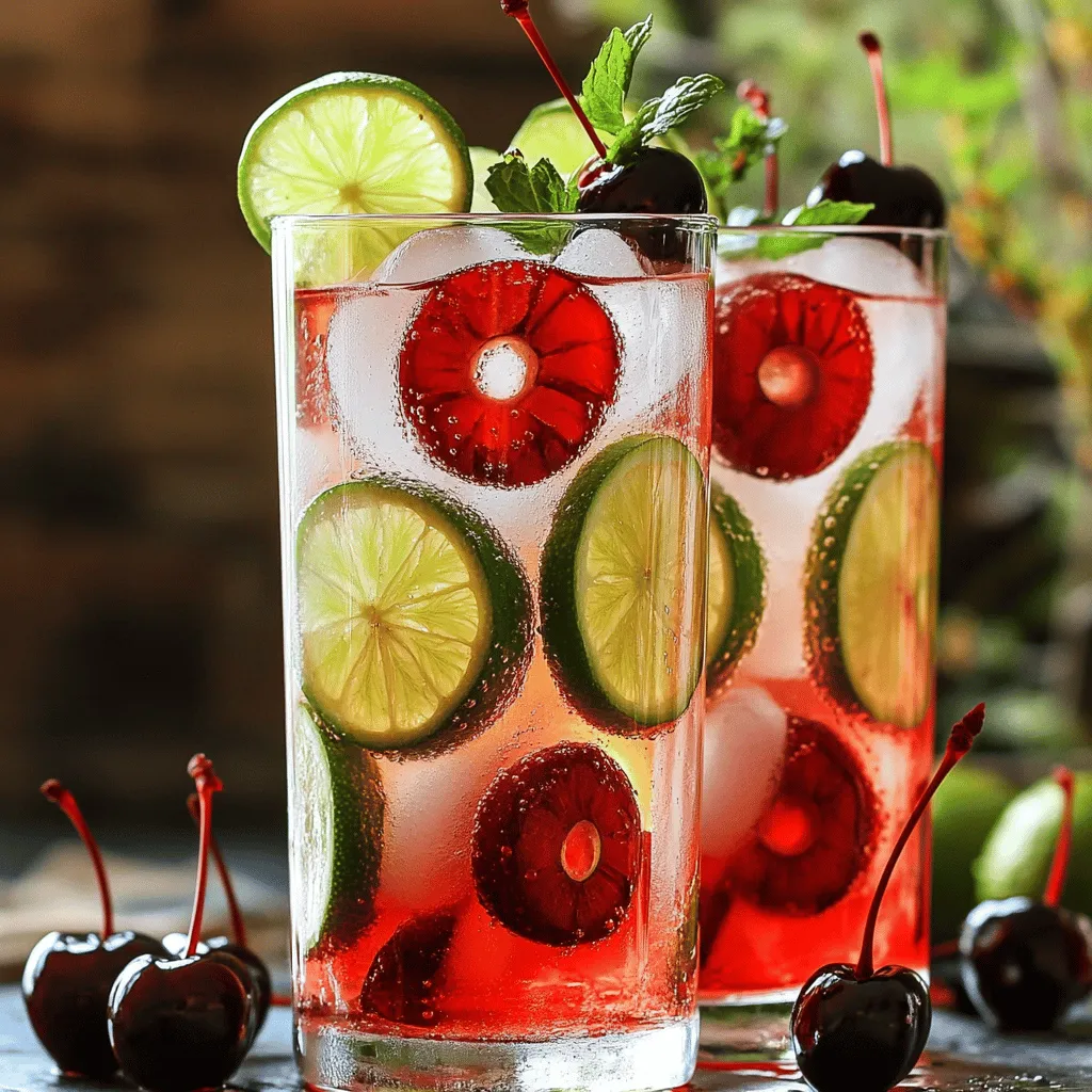 Homemade Cherry Limeade Recipe