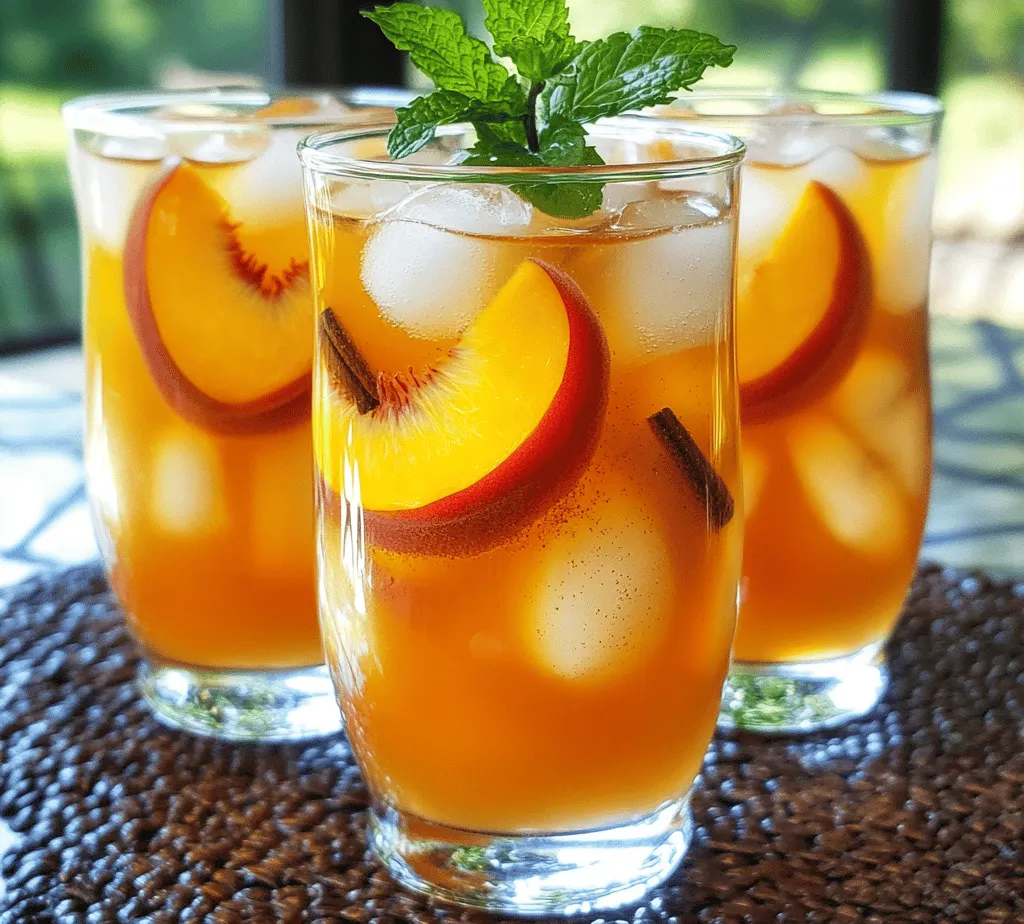 As the sun warms the Southern landscape and the long, lazy days stretch into balmy evenings, there’s nothing quite as refreshing and satisfying as a glass of iced tea. Among the many variations, Southern Spiced Peach Tea stands out, offering a delightful fusion of sweet, juicy peaches and aromatic spices. This beverage captures the essence of summer, serving as both a refreshing drink and a flavorful conversation starter at gatherings.