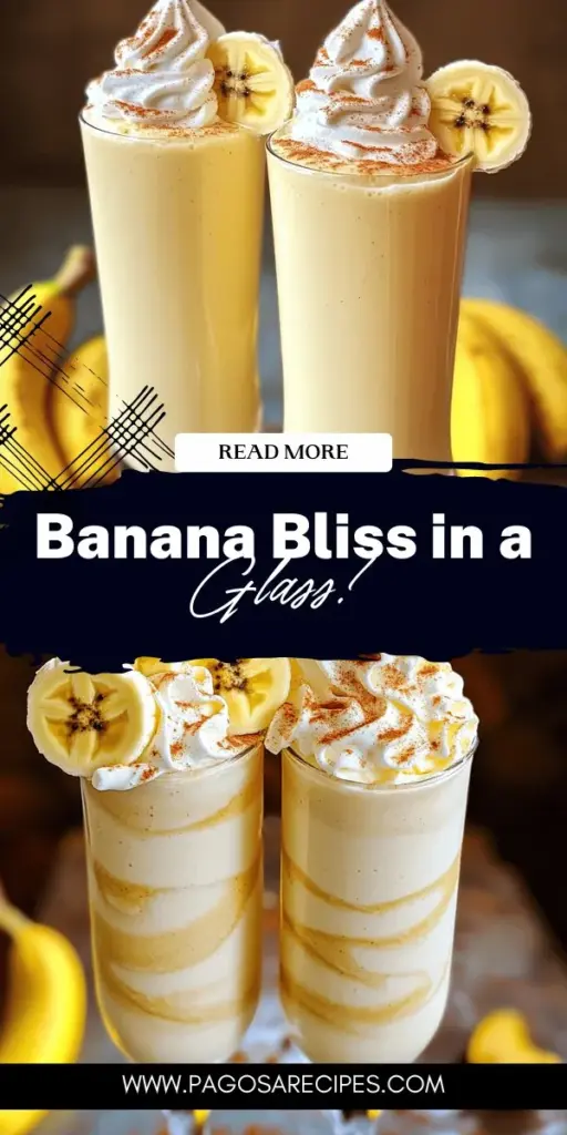 Indulge in the creamy goodness of the Banana Bliss Milkshake, a deliciously wholesome treat that's perfect for any time of day! This delightful recipe combines ripe bananas, rich milk, and sweet vanilla ice cream for a drink that's not only satisfying but also packed with nutrition. Explore how easy it is to customize this milkshake to suit your taste! Click through to discover the full recipe and enjoy your banana bliss today!