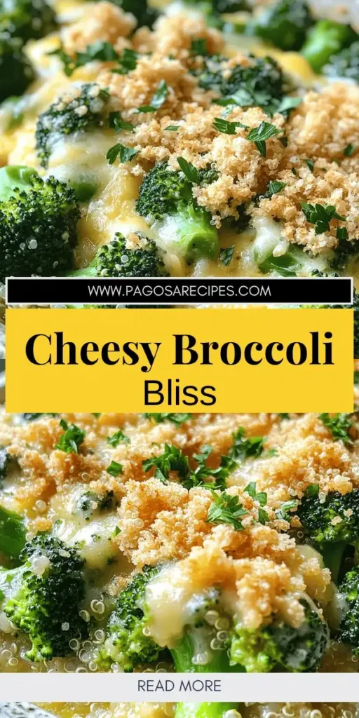 Discover the ultimate comfort food with this easy Cheesy Broccoli Casserole recipe! Packed with creamy cheese, nutritious broccoli, and protein-rich quinoa, this dish is perfect for family dinners or gatherings. Learn how to create a delicious, wholesome casserole that everyone will love. Click to explore step-by-step instructions and tips for getting that perfect golden topping. Your new favorite recipe is just a click away!