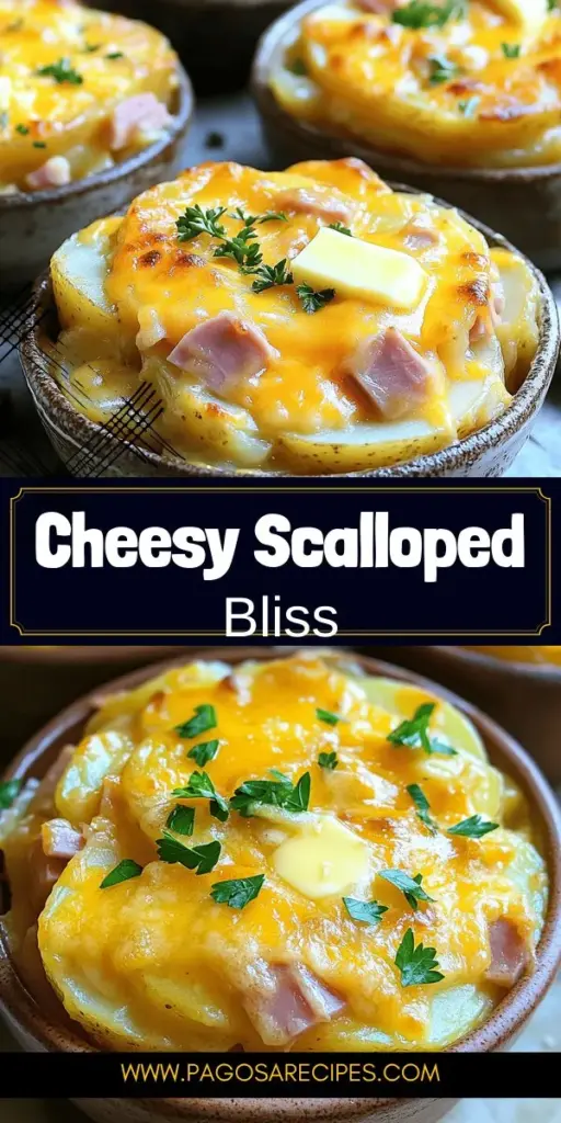 Indulge in the ultimate comfort food with this Heavenly Cheesy Scalloped Potatoes & Ham recipe! Layers of tender potatoes, savory ham, and gooey cheese create a mouthwatering dish that's perfect for family gatherings or cozy weeknight dinners. Easy to make and unbelievably satisfying, this recipe brings warmth and joy to your table. Click through to explore the full recipe and treat yourself to this delicious classic!
