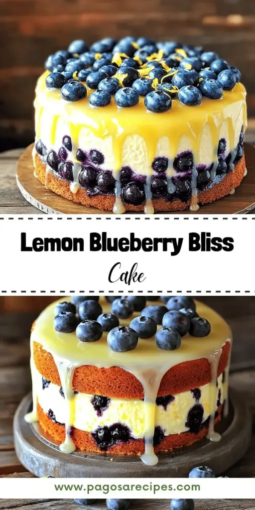 Indulge in the deliciousness of Lemon Blueberry Cheesecake Cake, a perfect dessert that combines creamy cheesecake with fluffy cake layers and a burst of fresh blueberries. This stunning treat is not only a feast for the eyes but also a delightful addition to celebrations like birthdays or summer picnics. Ready to impress your guests? Click through now to explore this refreshing recipe and bring joy to your next gathering!