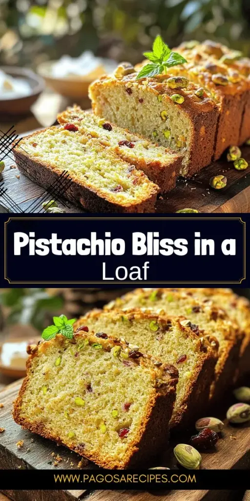 Indulge in the delightful flavors of pistachio nut bread with this easy recipe that’s perfect for any occasion! This moist and flavorful bread combines the nutty crunch of pistachios with a hint of sweetness and optional tart cranberries, making it a scrumptious treat for breakfast, tea time, or dessert. Ready to impress your family and friends? Click through to explore the full pistachio nut bread recipe and elevate your baking game today!