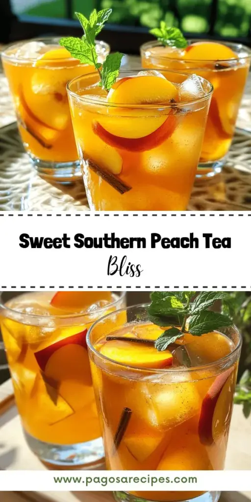 Indulge in the sweet taste of summer with our refreshing Southern Spiced Peach Tea! This delightful drink combines juicy peaches, fragrant spices, and rich black tea, making it the perfect addition to your warm-weather gatherings. Follow our easy step-by-step recipe to create a vibrant beverage that captures the essence of Southern hospitality. Click through to explore the full recipe and impress your friends with this seasonal favorite!