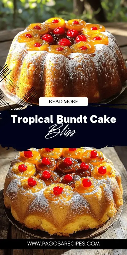 Elevate your dessert game with this Tropical Paradise Pineapple Upside Down Bundt Cake recipe! Discover how to create a stunning, moist cake topped with caramelized pineapple and cherries that will impress at any gathering. Perfect for summer parties or just a sweet treat at home, this easy-to-follow recipe combines tropical flavors for a delicious experience. Click through to explore the full recipe and bring a taste of paradise to your table!