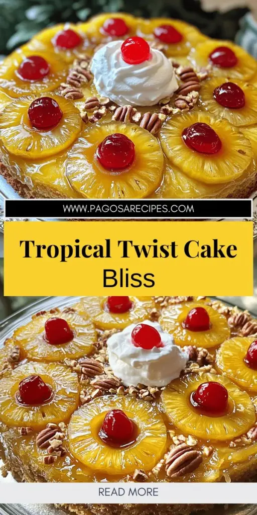 Discover the Tropical Delight Pineapple Upside Down Cake recipe that elevates the classic dessert with tropical flavors! This moist cake features caramelized pineapple and cherries, paired perfectly with coconut and a hint of rum for a refreshing twist. Easy to make with simple ingredients, it’s ideal for summer gatherings or cozy family dinners. Click to explore the full recipe and bring a taste of the tropics to your table!