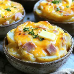 Heavenly Cheesy Scalloped Potatoes & Ham is a dish that encapsulates the essence of comfort food. With layers of tender potatoes enveloped in a creamy, cheesy sauce, and complemented by savory pieces of ham, this recipe is a delightful symphony of flavors and textures that warms the heart and satisfies the palate. Whether it's a family gathering, a holiday feast, or a simple weeknight dinner, this dish stands out as a crowd-pleaser, bringing warmth and joy to the dining table.