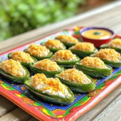 If you're on the lookout for a mouthwatering appetizer that packs a punch, then Spicy Chicken Jalapeño Bites are just what you need. These delectable bites are perfect for gatherings, game day celebrations, or even a cozy night in. With the perfect balance of creamy filling and the fiery kick of fresh jalapeños, they are sure to be a hit at any event. The combination of comforting flavors and a bit of heat creates a unique snacking experience that will have everyone coming back for seconds.