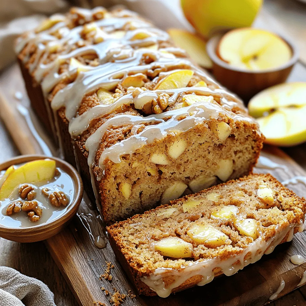 When making glazed apple cinnamon bread, you need some key ingredients. This bread is easy to make and tastes great. Here’s what you need for the recipe.