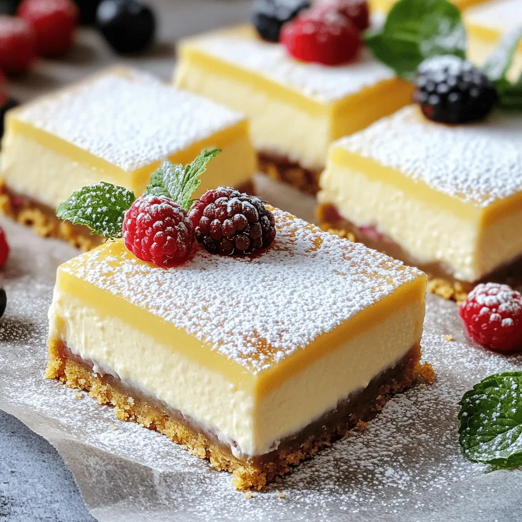 Philadelphia cheesecake bars are a sweet, creamy dessert. They bring joy with every bite. This treat features a rich cheesecake filling on a crumbly crust. The crust uses graham cracker crumbs, butter, and sugar. This combination gives it a delightful crunch. The filling contains Philadelphia cream cheese, eggs, and a hint of lemon. This creates a smooth and tangy flavor that stands out.