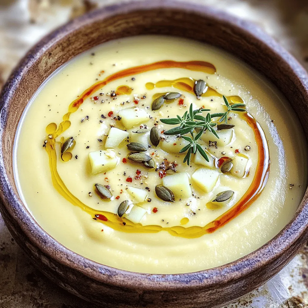 To make a tasty celeriac soup, you need a few simple ingredients. The main ingredient is celeriac, also known as celery root. For a creamy texture, you will want a large onion, garlic, and potatoes. These ingredients add depth and rich flavor.