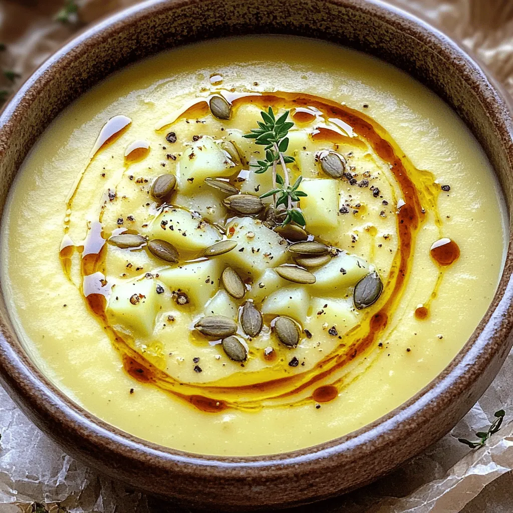 To make a tasty celeriac soup, you need a few simple ingredients. The main ingredient is celeriac, also known as celery root. For a creamy texture, you will want a large onion, garlic, and potatoes. These ingredients add depth and rich flavor.