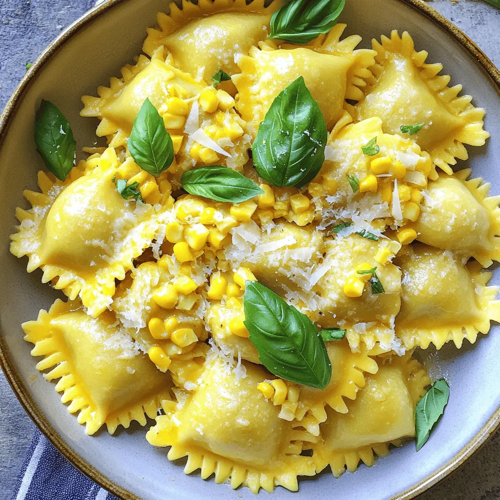 Sunshine Sweet Corn Ravioli is a delightful dish that captures the essence of summer in every bite. This homemade pasta is filled with a creamy mixture of sweet corn and ricotta cheese, making it not just a feast for the taste buds, but also a celebration of fresh, seasonal ingredients. The appeal of this ravioli lies in its vibrant flavors and comforting textures, which make it a perfect dish for family gatherings, special occasions, or even a cozy weeknight dinner.