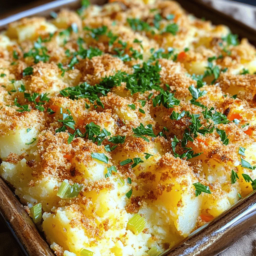 Amish potato stuffing is a warm, cozy dish. The key ingredients create a rich and flavorful meal.