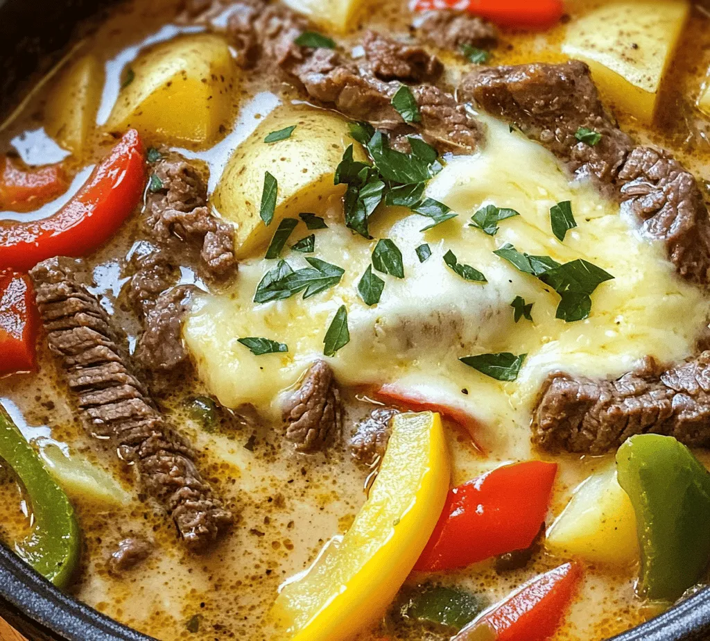 Comfort food evokes a sense of nostalgia, warmth, and satisfaction. It’s the type of food that wraps you in a cozy embrace, making the world feel a little better with each bite. Among the plethora of comforting dishes, the Philly Cheesesteak Stew stands out as a unique and fulfilling option that perfectly marries the beloved flavors of a classic cheesesteak with the heartiness of a stew. This dish is not only an ideal choice for family dinners but also a perfect companion for colder months and festive gatherings, where everyone seeks warmth and nourishment.
