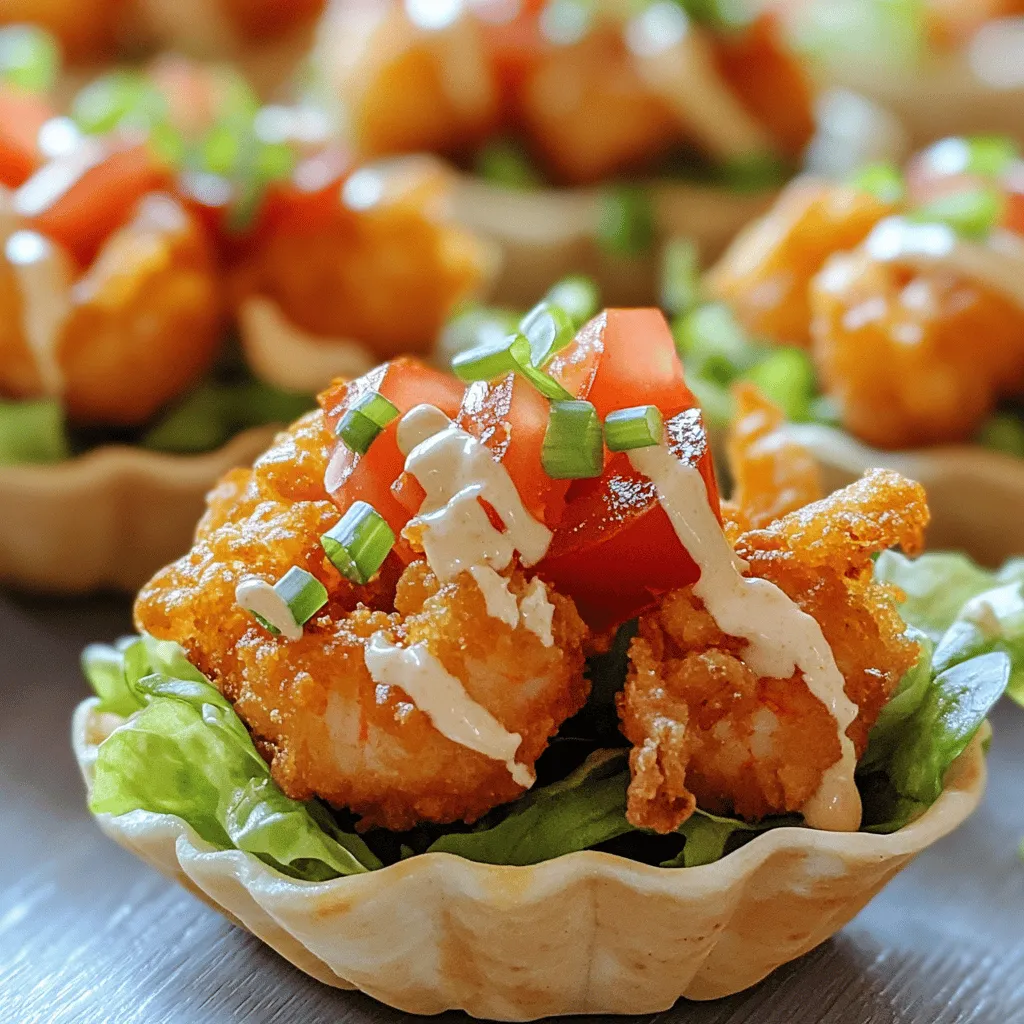 Bang Bang Shrimp Cups are a fun and tasty shrimp appetizer. They bring crispy shrimp bites to life in a small cup. You can savor them as a snack or serve them at parties. The key to their charm lies in the crunchy shrimp and creamy sauce.