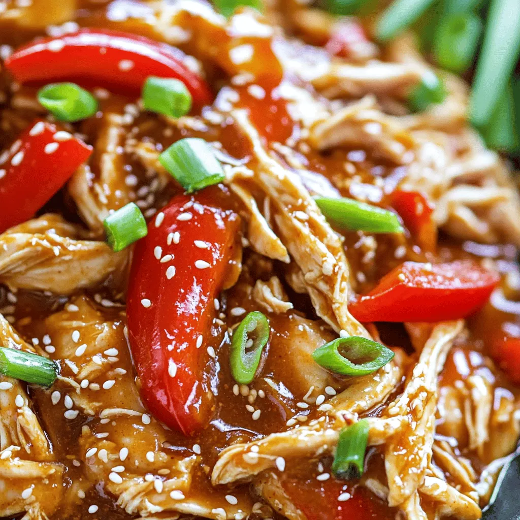 The main ingredients for Slow Cooker Sweet Chili Chicken are simple. You need 1.5 pounds of chicken thighs. I recommend bone-in and skinless for the best flavor. Next, grab 1 cup of sweet chili sauce. This sauce gives the dish its signature taste.