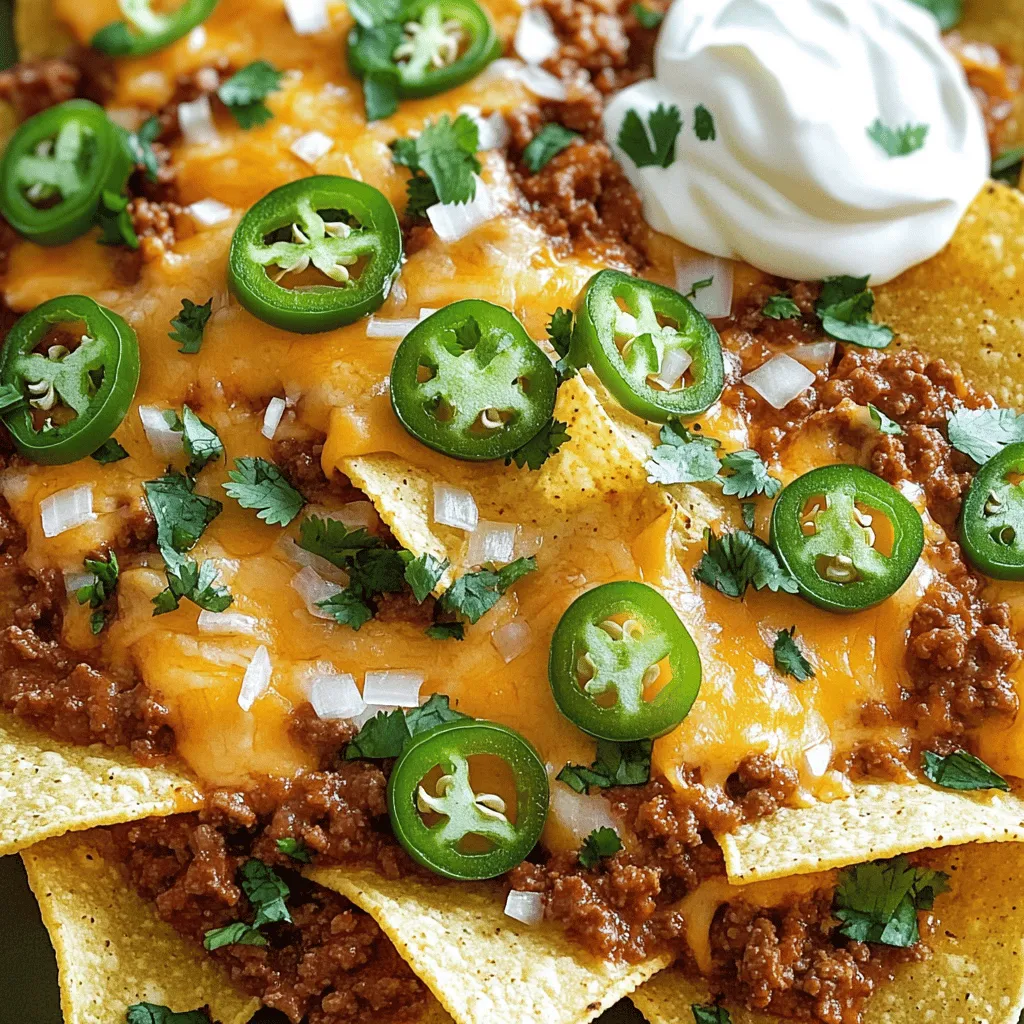 Sloppy Joe nachos combine classic flavors of sloppy joes with crunchy tortilla chips. This dish makes a great party food idea or a fun family dinner. Kids and adults love them alike.