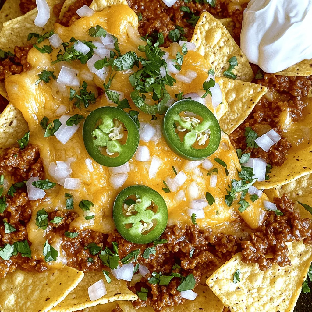 Sloppy Joe nachos combine classic flavors of sloppy joes with crunchy tortilla chips. This dish makes a great party food idea or a fun family dinner. Kids and adults love them alike.