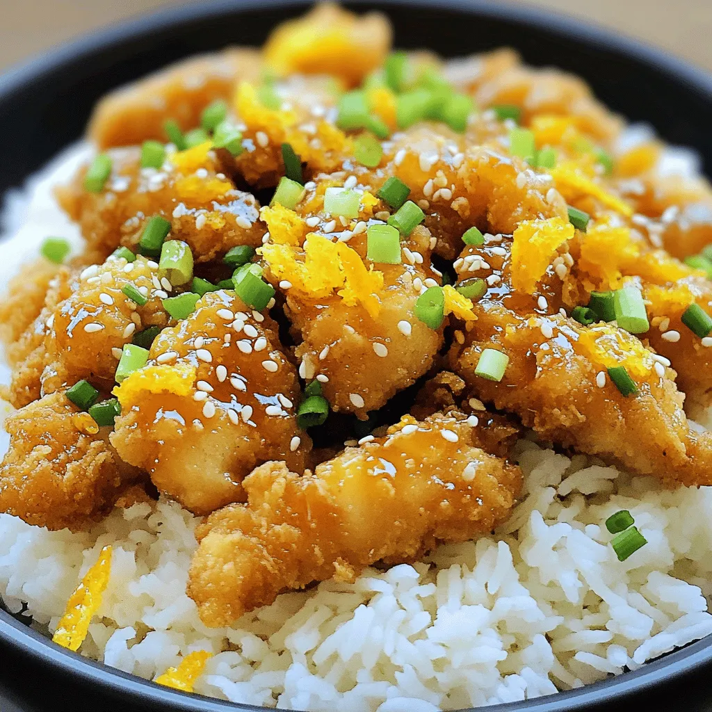 To make Panda Express Orange Chicken at home, you need the right ingredients. These ingredients create the dish's unique taste and texture.