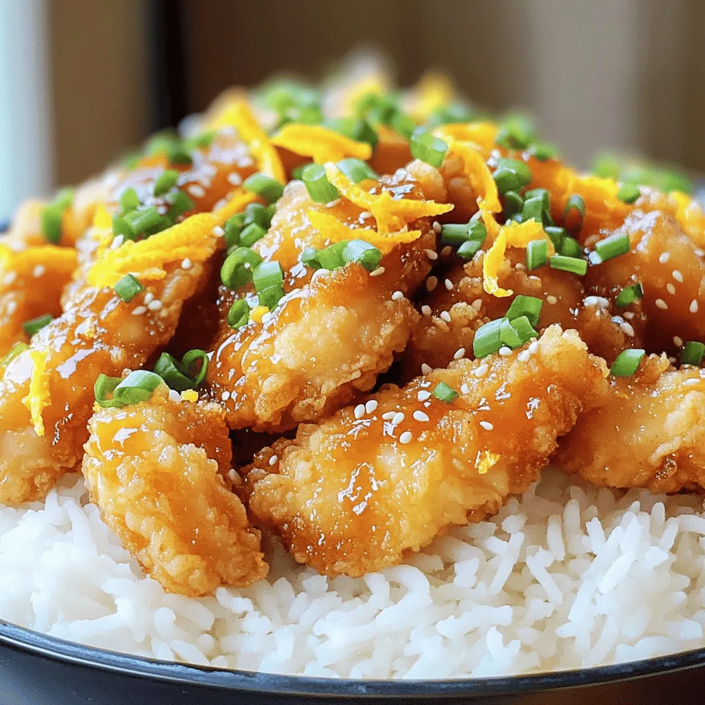 To make Panda Express Orange Chicken at home, you need the right ingredients. These ingredients create the dish's unique taste and texture.