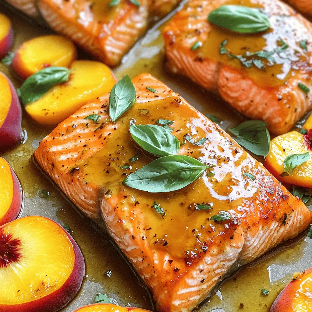 In the world of culinary arts, the fusion of sweet and savory flavors can create a symphony of taste that tantalizes the palate. One such extraordinary combination is the pairing of bourbon and peaches with succulent salmon. This dish not only highlights the harmonious blend of flavors but also showcases the versatility of salmon as a centerpiece for any meal. Bourbon Peach Roasted Salmon is more than just a recipe; it's an experience that elevates casual family dinners into something memorable while also being sophisticated enough for elegant gatherings.