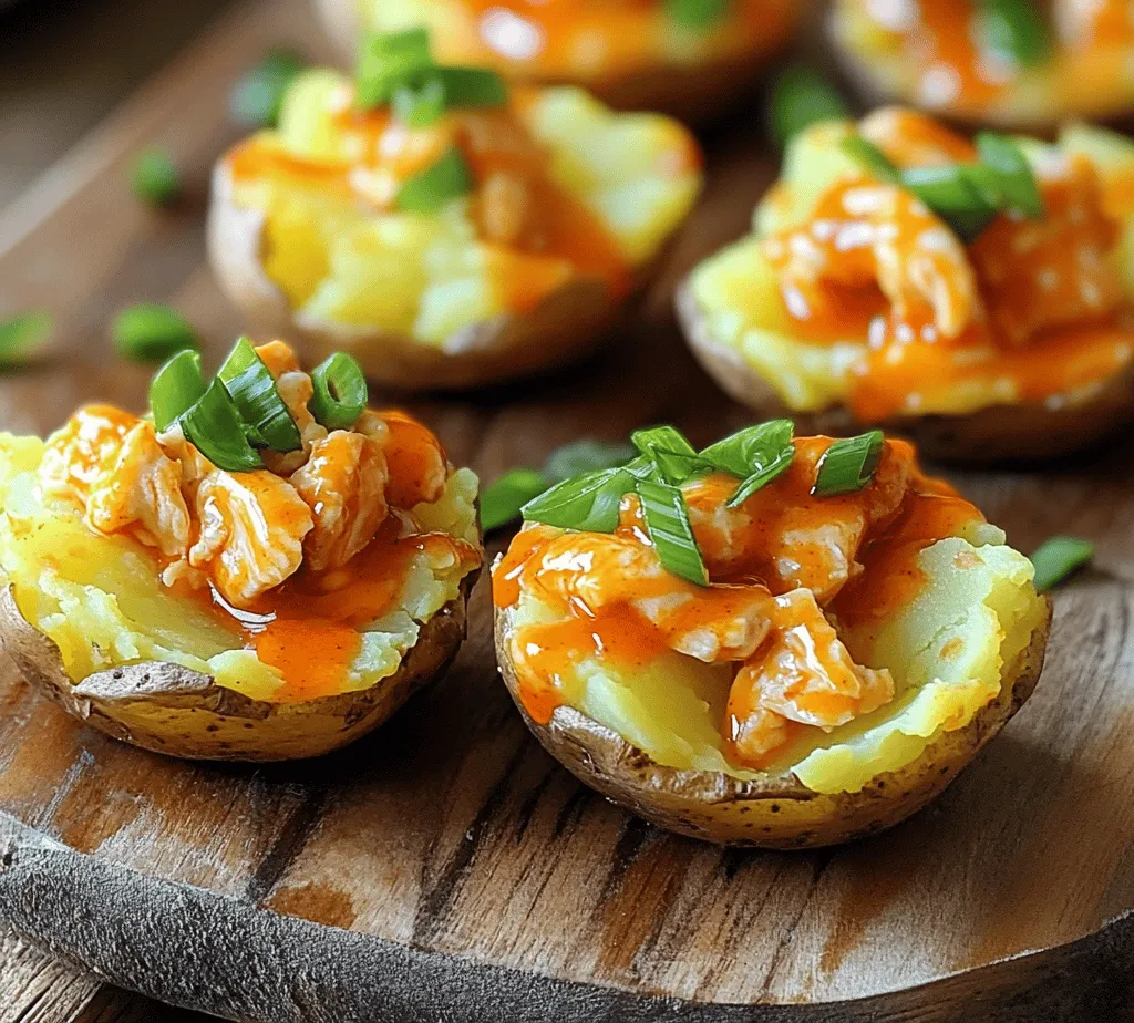 Buffalo chicken dishes have taken the culinary world by storm, becoming a staple in comfort food categories across many households. The fiery kick of buffalo sauce paired with succulent chicken creates a mouthwatering flavor profile that appeals to a wide array of palates. From buffalo chicken wings to buffalo chicken dip, there are endless variations of this beloved dish. However, if you're looking for a creative spin on this classic, look no further than Buffalo Chicken Smashed Potato Cups.