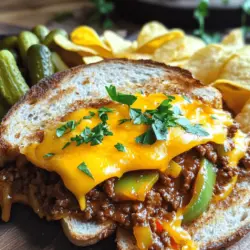 Delve into the world of comfort food with the Sloppy Joe Grilled Cheese Delight, a mouthwatering fusion of two classic dishes that is sure to tantalize your taste buds. This innovative recipe combines the savory richness of Sloppy Joes with the gooey goodness of grilled cheese sandwiches, creating a delightful experience that is perfect for any meal. Whether you’re a meat lover or a plant-based enthusiast, this dish accommodates all, making it a versatile option for family dinners, casual gatherings, or a cozy night in.
