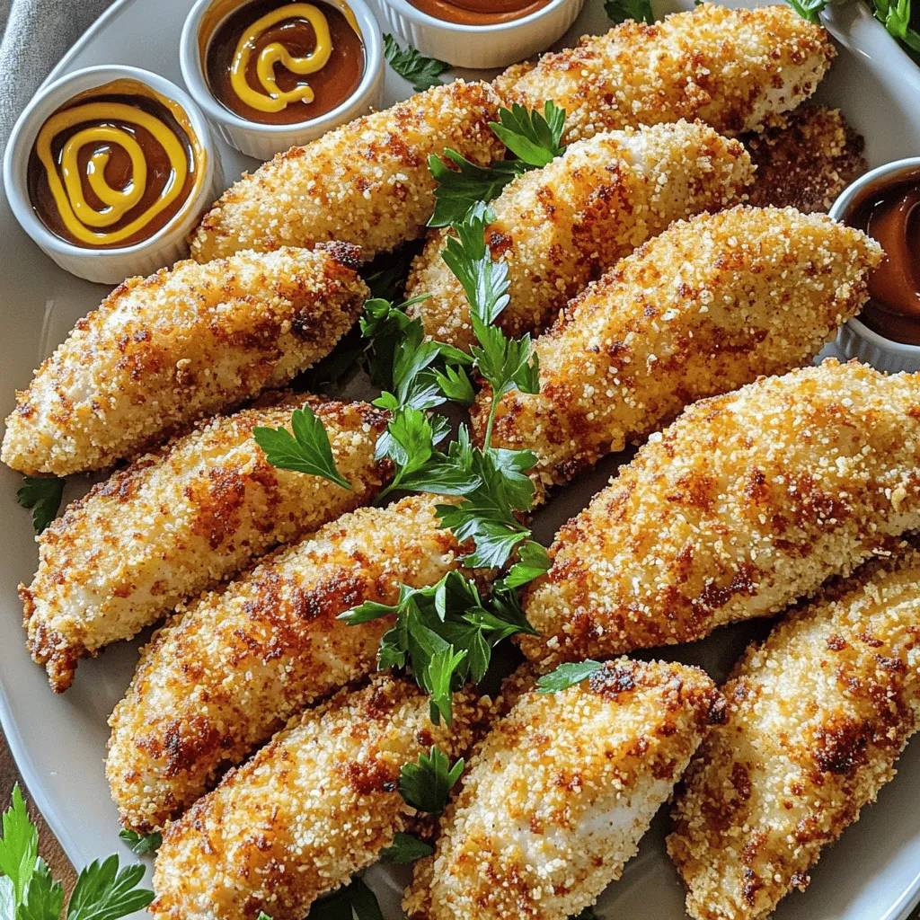 For a crispy chicken tenders recipe, you need simple yet key ingredients. First, use boneless, skinless chicken breasts. They are tender and cook quickly. Cut them into strips. This helps with even cooking and easy eating.