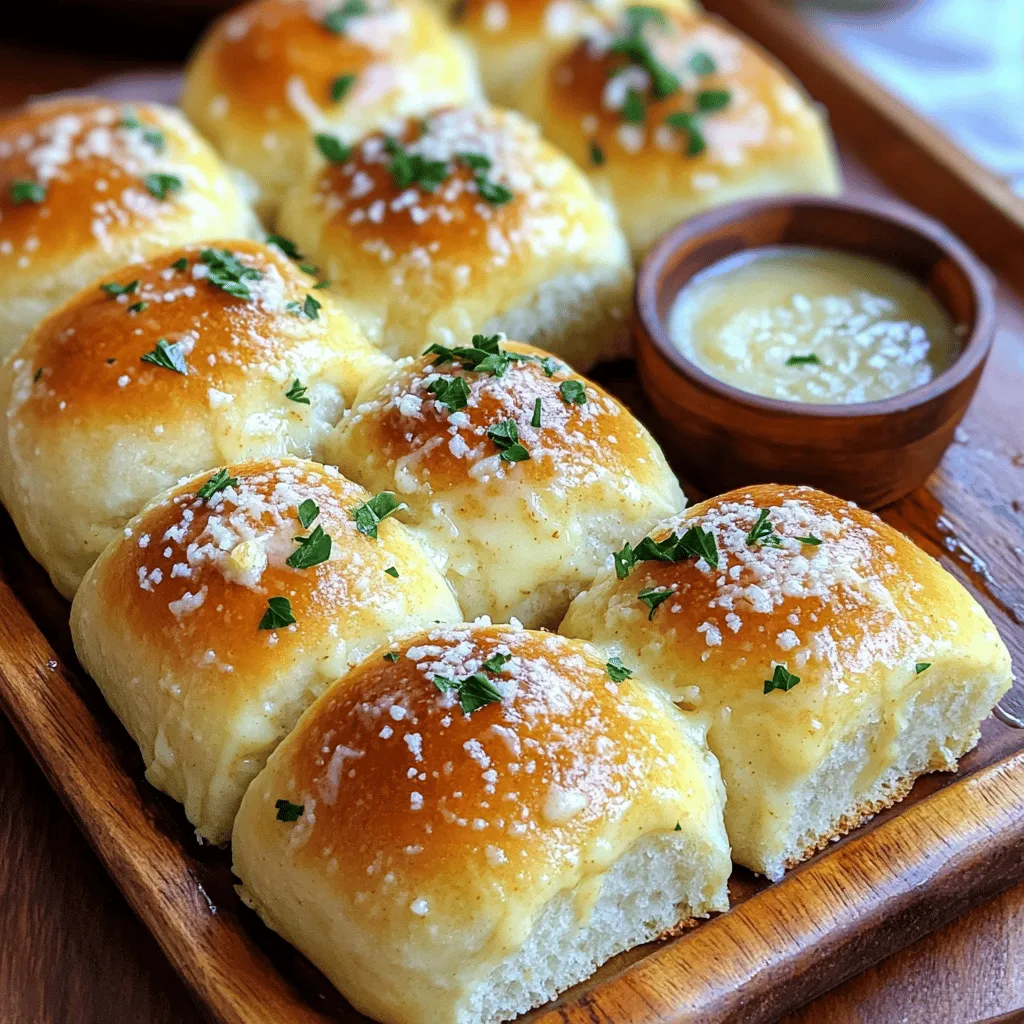 Garlic bread rolls are soft, warm rolls infused with garlic flavor. They pair well with many meals. People love them for their savory taste and comforting texture. These rolls bring joy to family dinners and get-togethers.