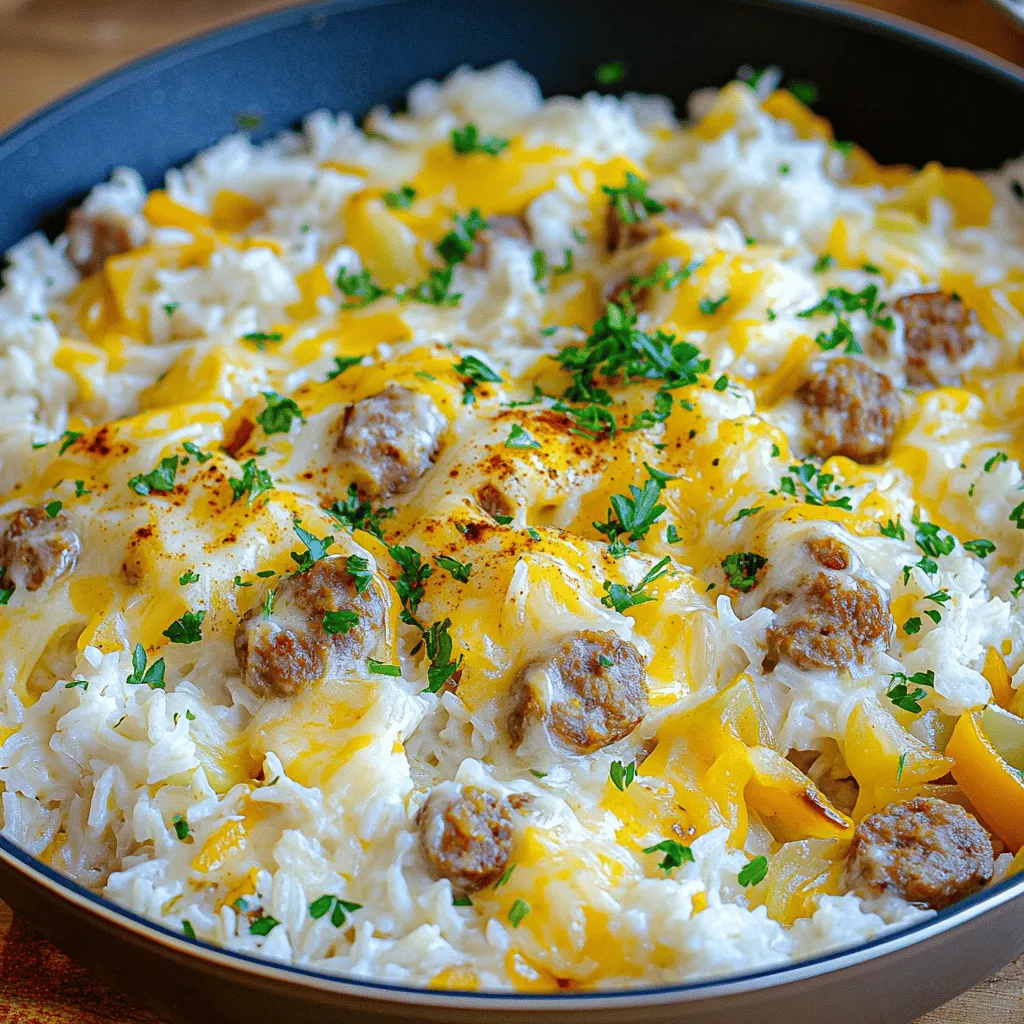 The ingredients for cheesy sausage and rice are simple yet flavorful. You need only a few key items. First, Italian sausage is essential. You can choose sweet or spicy, based on your taste. Remove the casings before cooking.