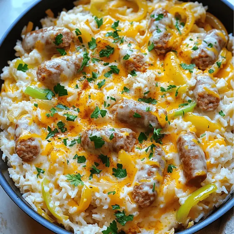 The ingredients for cheesy sausage and rice are simple yet flavorful. You need only a few key items. First, Italian sausage is essential. You can choose sweet or spicy, based on your taste. Remove the casings before cooking.