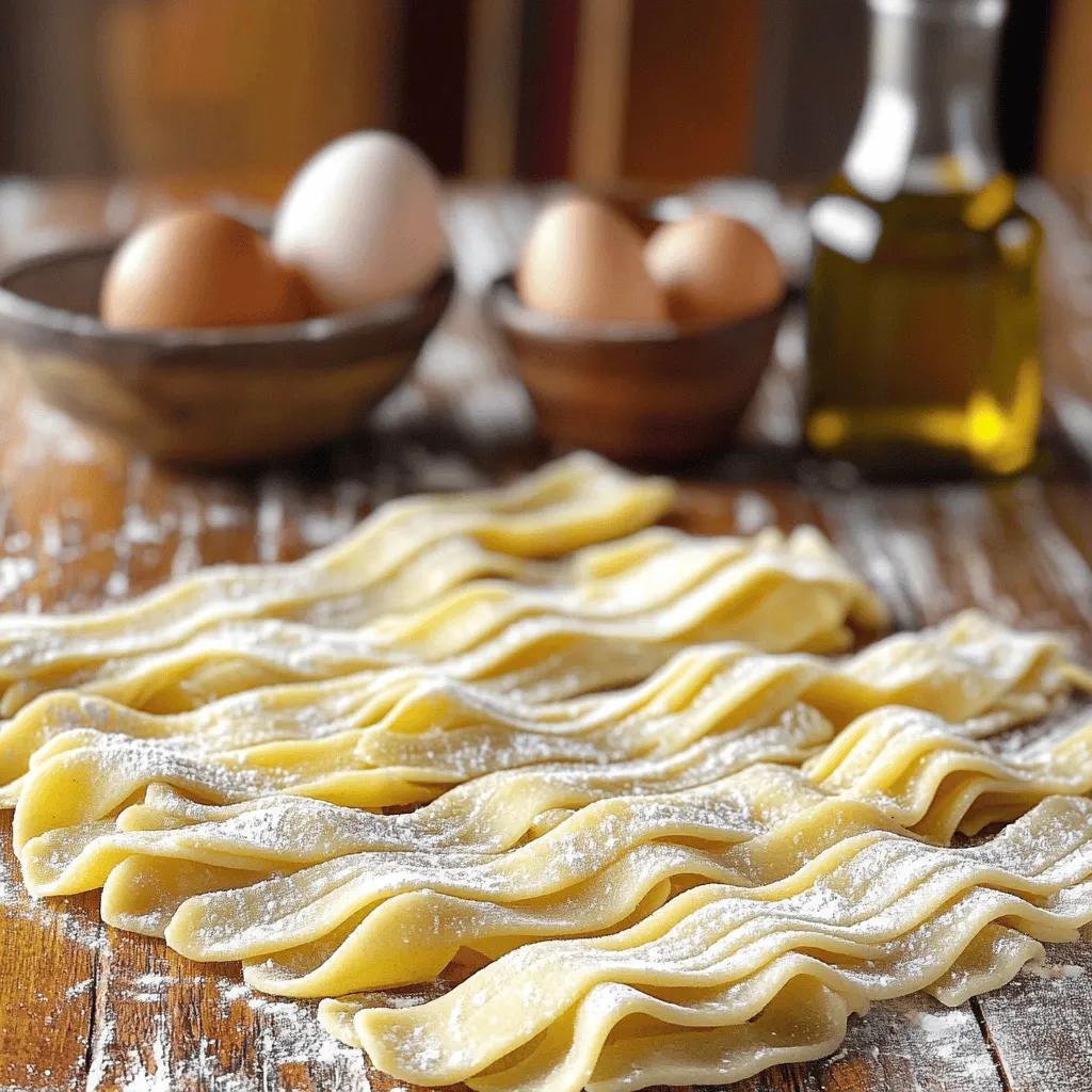 To make homemade egg noodles, you need just a few simple ingredients. The main ingredients for egg noodles are eggs, flour, salt, and olive oil. You can easily find these at any grocery store.