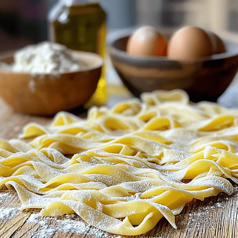 To make homemade egg noodles, you need just a few simple ingredients. The main ingredients for egg noodles are eggs, flour, salt, and olive oil. You can easily find these at any grocery store.