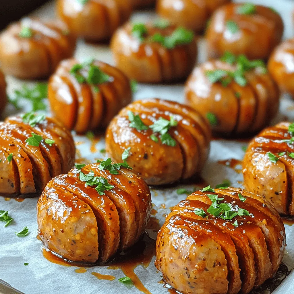 If you’re looking for an exciting appetizer that’s sure to impress at your next gathering, look no further than Maple BBQ Hasselback Kielbasa Bites. This dish perfectly marries the sweet richness of pure maple syrup with the smoky, tangy flavors of BBQ sauce, creating a culinary experience that tantalizes the taste buds. Each bite of these Hasselback kielbasa pieces is a delightful explosion of flavor, making them an irresistible choice for parties, casual gatherings, or even a cozy family dinner.