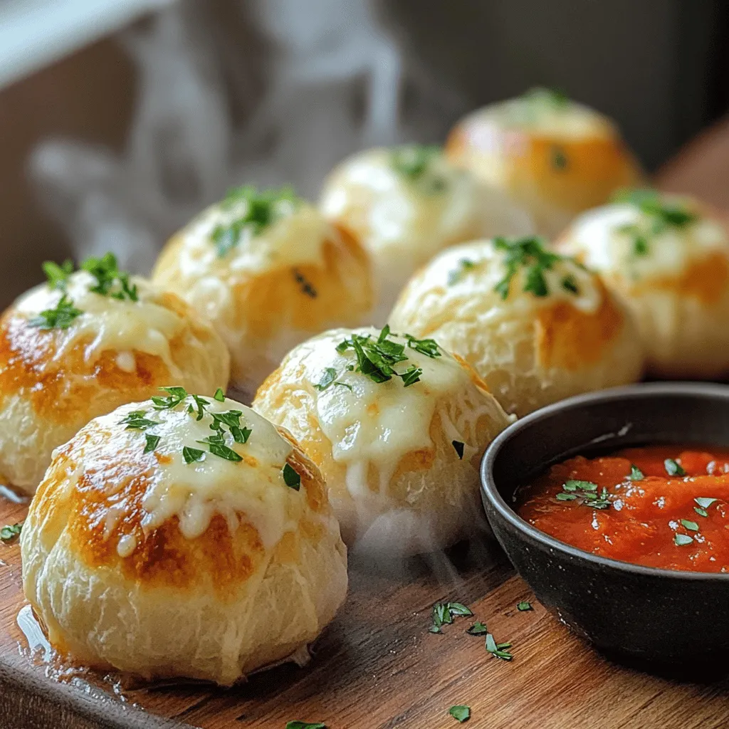 To make buttery garlic cheese bombs, you need simple ingredients. The main ingredient is refrigerated biscuit dough. You can find it in any grocery store. This dough forms the outer layer of the cheese bombs.