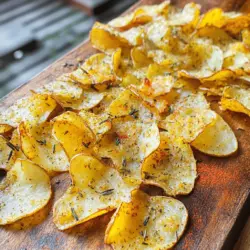 Choosing the right potatoes makes all the difference in homemade chips. The best potatoes for chips are russet potatoes. They have a high starch content. This leads to a crispy texture that we all love.