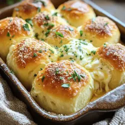 There's something truly special about the aroma of freshly baked bread wafting through your kitchen, especially when it involves Cheesy Garlic Dinner Rolls. This delightful recipe combines the irresistible flavors of gooey cheese, fragrant garlic, and the soft, buttery texture of freshly baked rolls. Whether it’s a family dinner, a festive gathering, or a cozy holiday feast, these rolls serve as the perfect side dish that complements almost any meal.