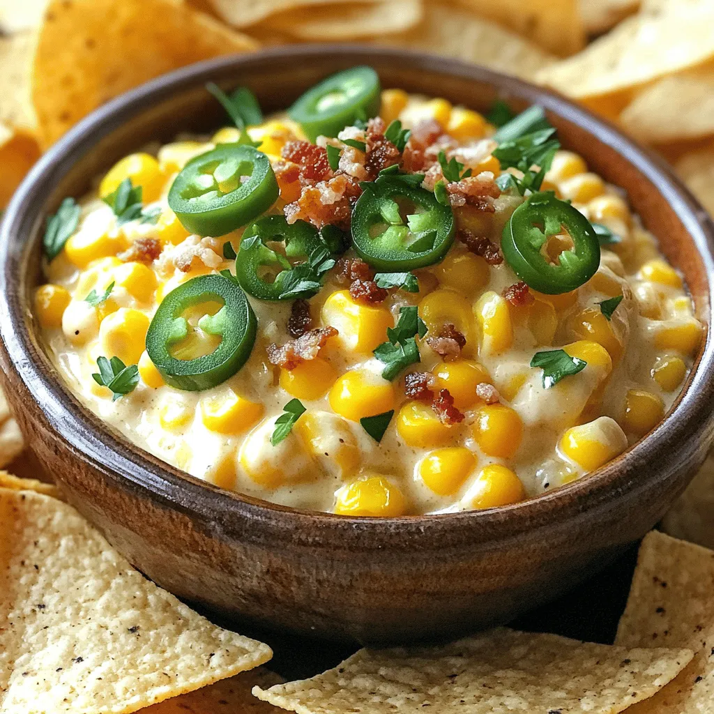 Introducing the Slow Cooker Jalapeño Popper Creamed Corn, a delightful and creamy dish that artfully balances the natural sweetness of corn with the tantalizing heat of jalapeños. This dish is not only a feast for the taste buds but also a versatile addition to your culinary repertoire, making it an ideal side dish for barbecues, family gatherings, or a comforting enhancement to weeknight dinners.