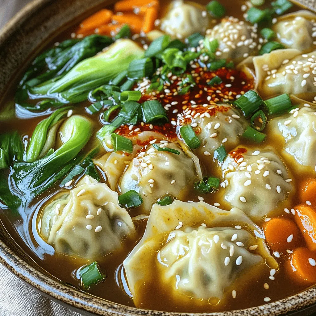 Potsticker soup is tasty and simple to make. The key ingredients in this dish create a warm and rich flavor. Let’s look at these ingredients more closely.