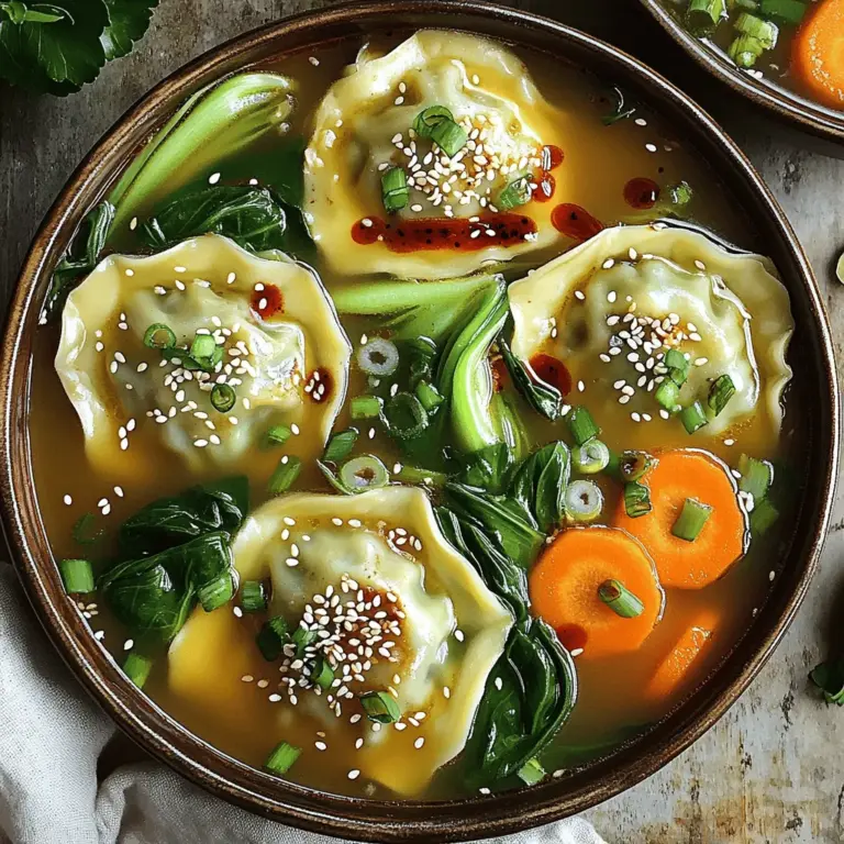 Potsticker soup is tasty and simple to make. The key ingredients in this dish create a warm and rich flavor. Let’s look at these ingredients more closely.