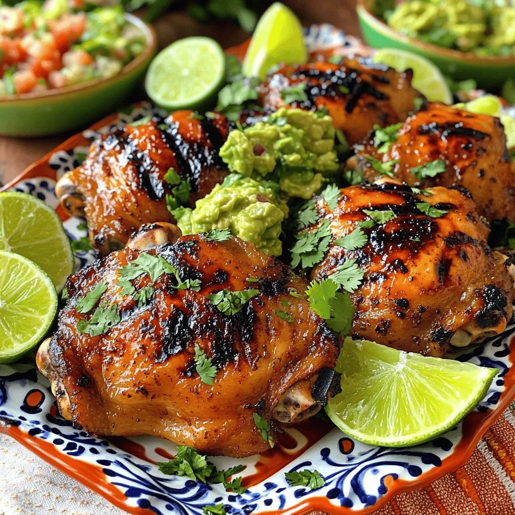 The copycat Chipotle chicken recipe shines with key ingredients. You need 2 lbs of boneless, skinless chicken thighs. Chicken thighs give great flavor and stay juicy.