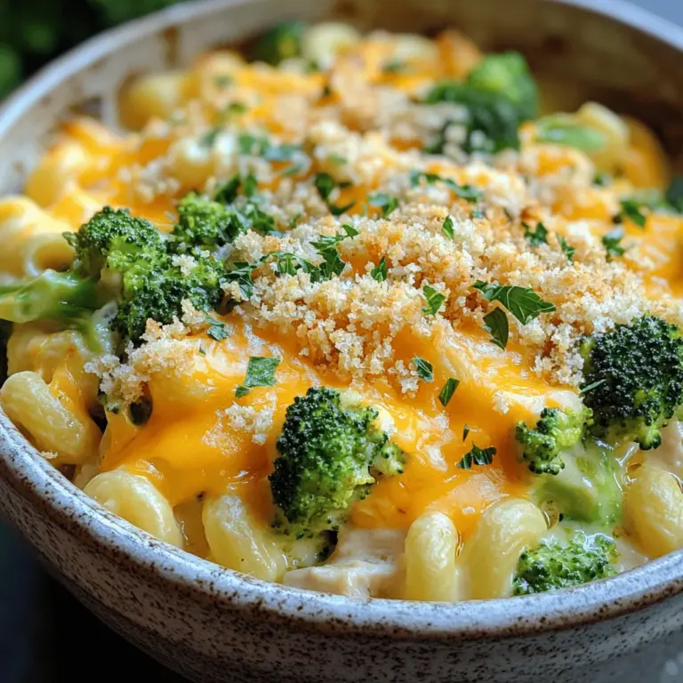 To make a cheesy chicken casserole, you need simple and tasty ingredients. Here’s what you need: