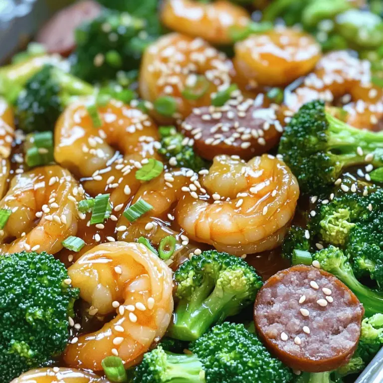 The success of any recipe lies in its ingredients. In this section, we will explore the key components of the Honey Garlic Shrimp & Sausage Delight, providing insights into their nutritional benefits and flavor profiles.
