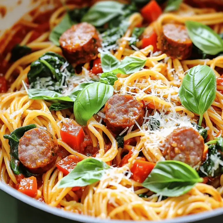 To create a truly memorable One Pot Spicy Sausage Pasta, it is essential to understand the key components that contribute to its flavor and texture. Each ingredient plays a significant role in ensuring that the dish is not only delicious but also nutritious and satisfying. Let's delve into the main ingredients that make this recipe shine.